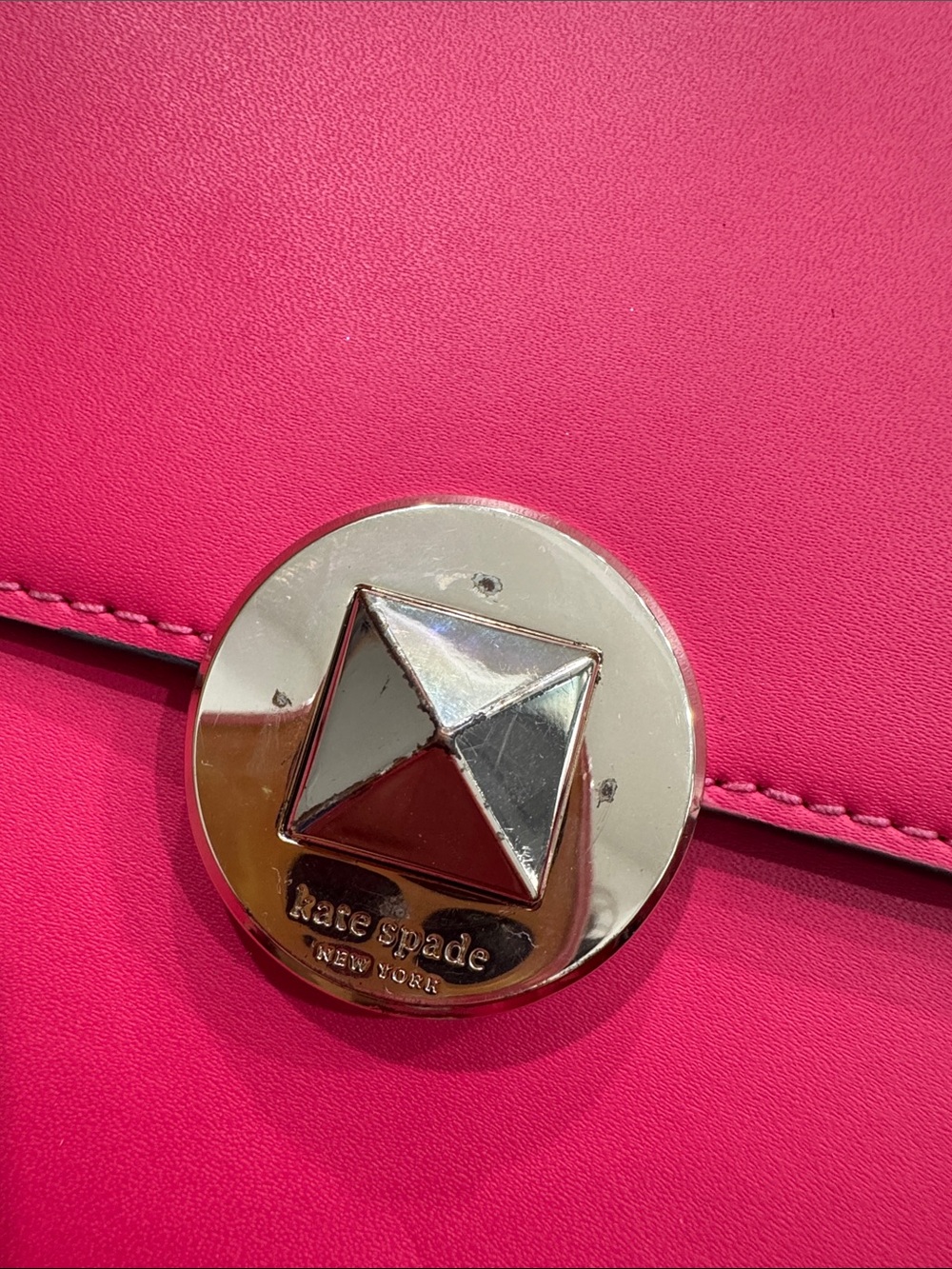 kate spade Hot Pink Leather Crossbody Bag - Picture 2 of 7
